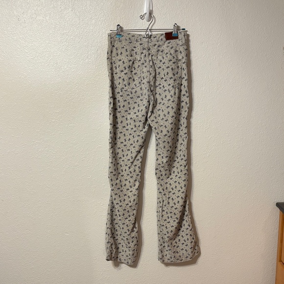 BDG Floral Velveteen Flare Pants Size 28 - Picture 7 of 7